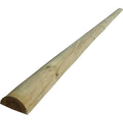 MEZZO PALO TONDO LEGNO EURO - PINO IMPREGNATO CM  8 H.CM 250- 2 pezzi