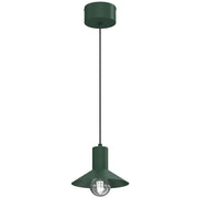 Lampada a sospensione Nox verde 1xE27 Luminex