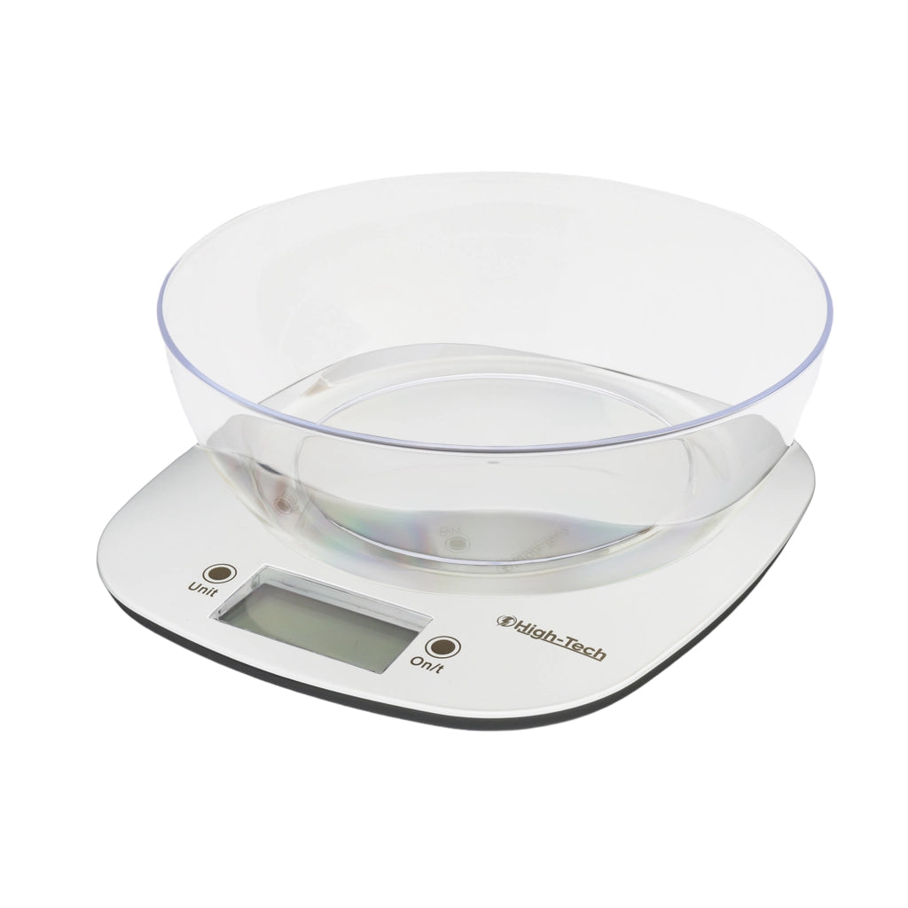 HIGH-TECH BILANCIA DIGITALE IN PLASTICA CON CIOTOLA PORTATA MASSIMA 5 KG