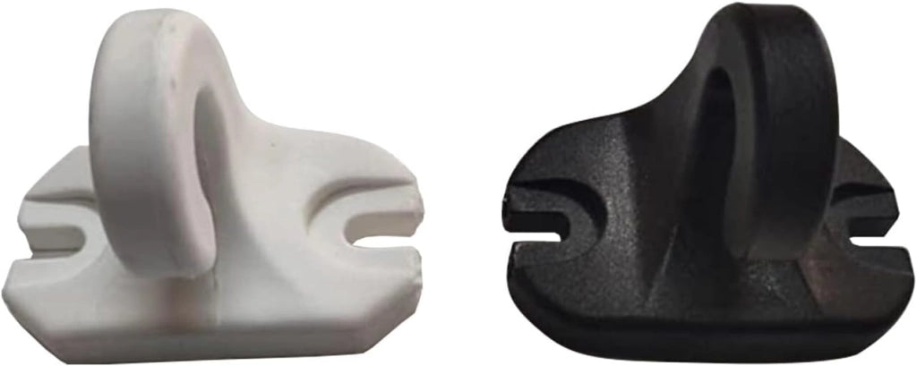 Gancio a Pavimento per tende da sole, Ringhiera ad Uncino Per Tenda a Caduta in PVC Colore Nero