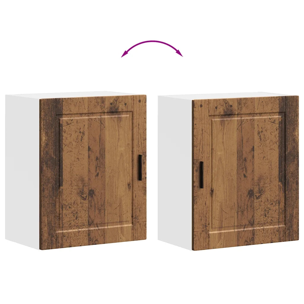 vidaXL Pensile da Cucina Porto Legno Antico in Legno Multistrato