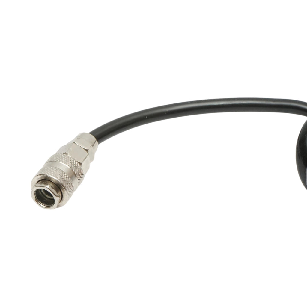 Pistola di soffiaggio ad aria compressa con ugello da 120 mm, tubo a spirale da 5 m e attacco rapido femmina da 1/4