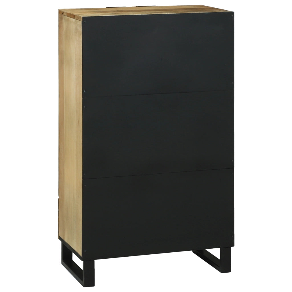 Highboard 60x33.5x100 cm Legno massello di mango
