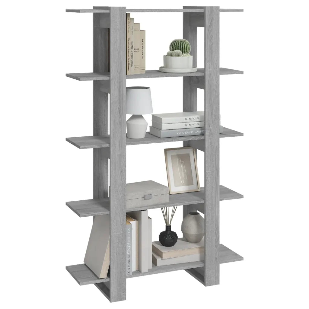 Libreria/Divisorio Grigio Sonoma 100x30x160 cm 813561