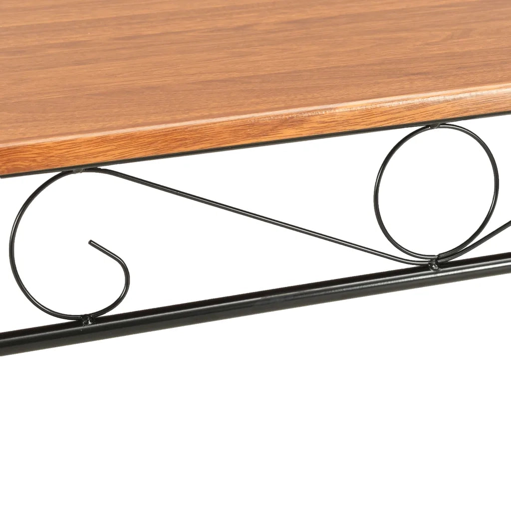 Tavolo da Pranzo Marrone 120x70x75 cm in MDF 281402