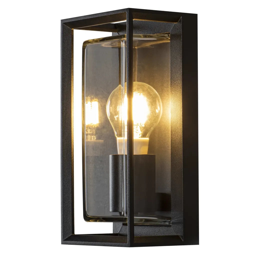 KONSTSMIDE Lampada da Parete Brindisi Vetro Opaco Nero 434032