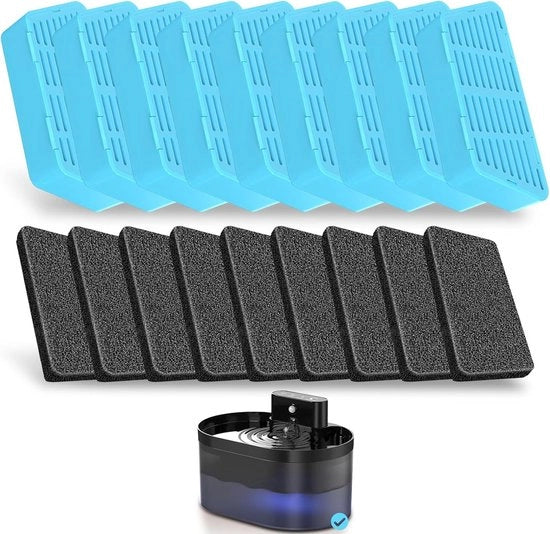 9 pezzi di filtro per dispensatore per animali domestici, filtro per dispensatore per gatti, filtro di cotone – parti di ricambio