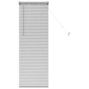 Tendaggi a Veneziana | Tenda a lamelle Argento 130 x 45 cm Alluminio