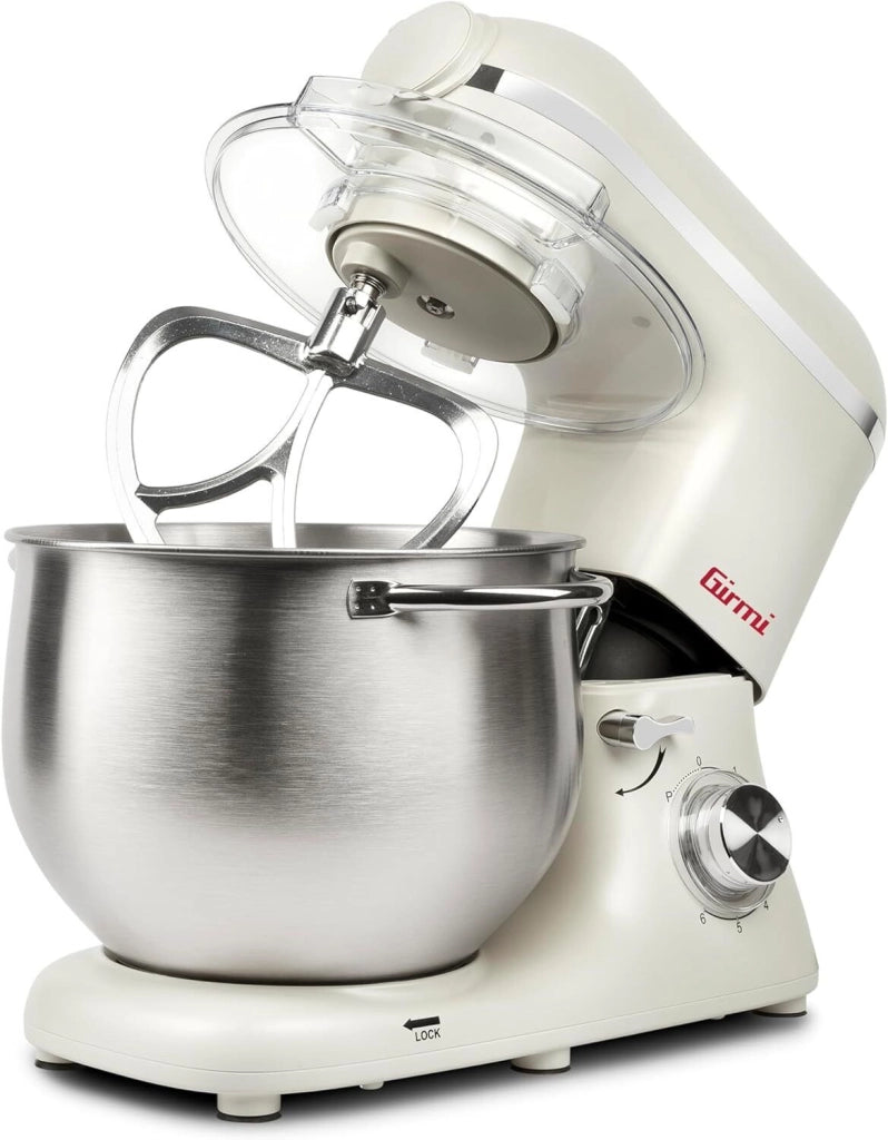 Girmi IM50 Impastatrice Planetaria 2200W 8 Litri 6 Velocita' Pulse Panna
