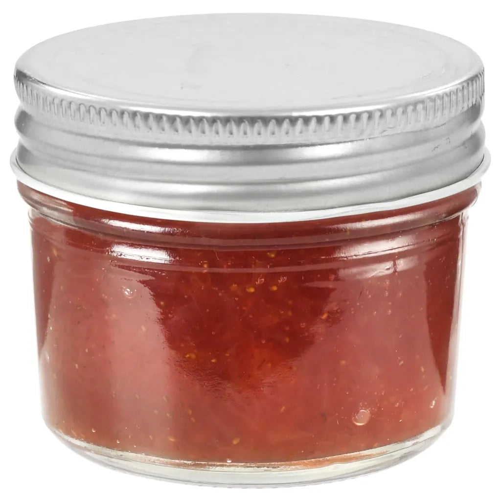 Vaso per Marmellata in Vetro Coperchio Argento 48 pz 110 ml CFW9525221