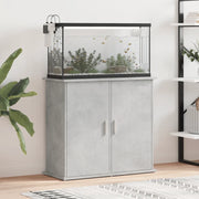 Supporto per acquario in cemento grigio 81x36x73 cm 833627