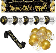 Set decorativo per pensionamento da 22 pezzi - pallone di pensionamento per festa di addio - decorazione per festa di pensionamento