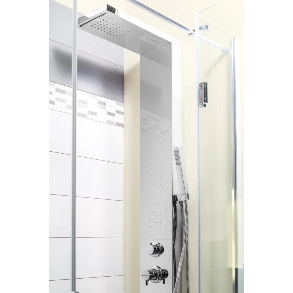 PARETE ATTREZZATA MULTIFUNZIONE MOD. BROADWAY- Acciaio inox lucidato- METAF- pezzi 1