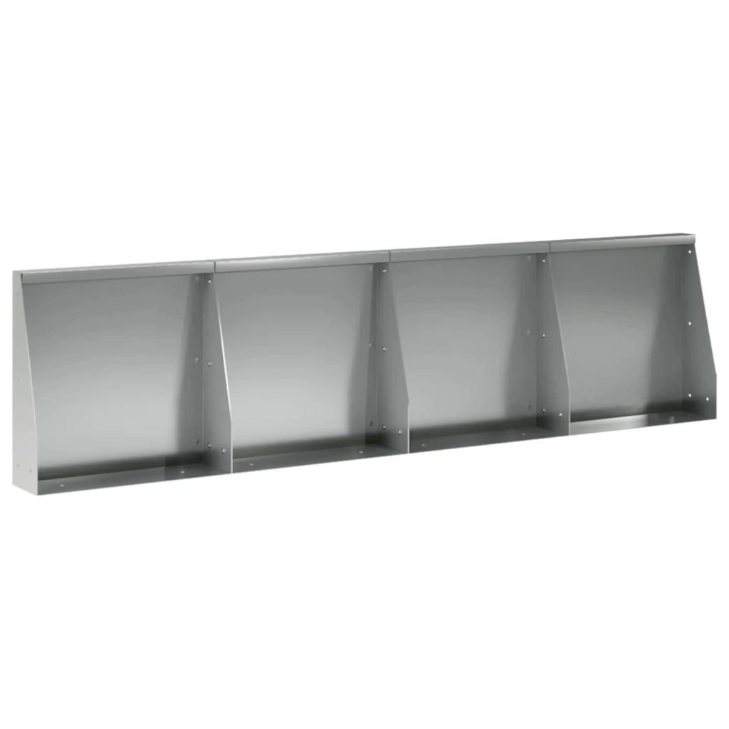 Muro di contenimento 4 pz 40 x 12 x 40 cm Acciaio zincato 3449063