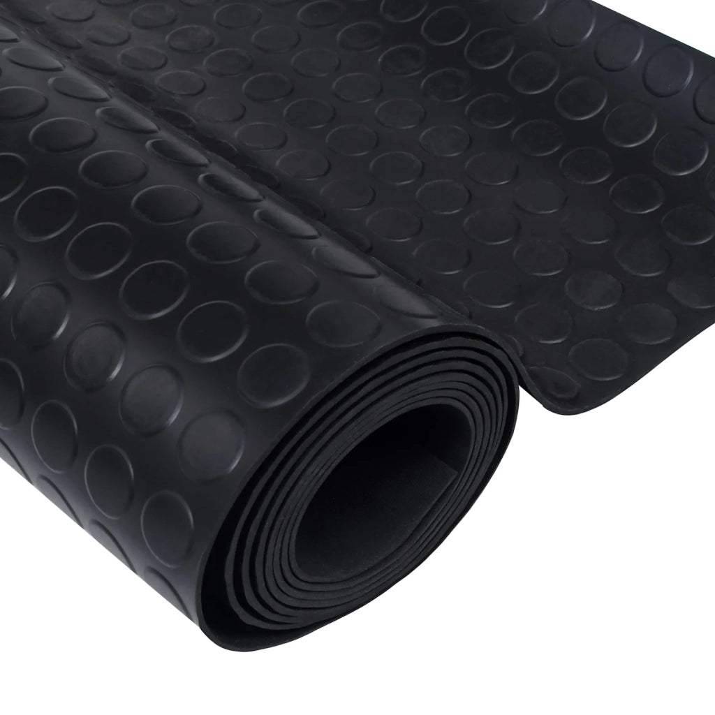 Tappeto per pavimento Nero 1,5 x 2 m Gomma