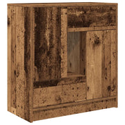 Credenza | Madia | Buffet da pranzo | Armadio da pranzo con Cassetti e Ante Legno Antico 70,5x34x74,5 cm
