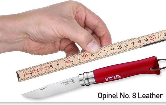 Zakmes multifunzionale con cinturino in pelle - rosso - nr. 8