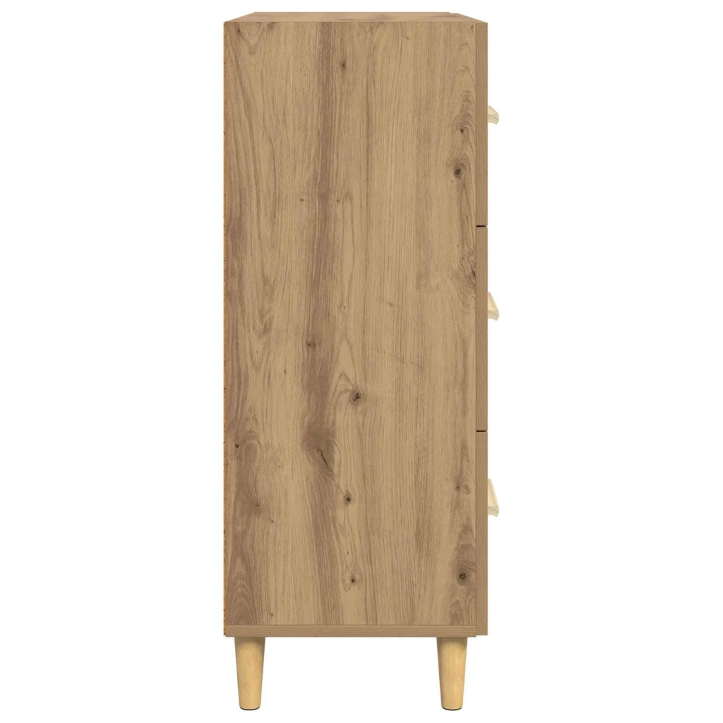 Credenza Rovere artigianale 69,5 x 34 x 90 cm Legno multistrato 880635