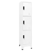 Armadietto con Serratura Bianco 38x45x180 cm in Acciaio cod mxl 50949