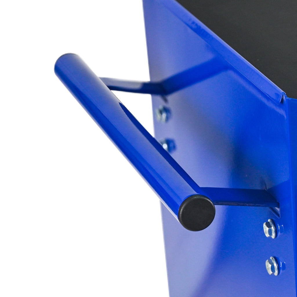 CARRELLO PORTAUTENSILI 7 cassetti 60x33x77,5 cm acciaio nero-blu
