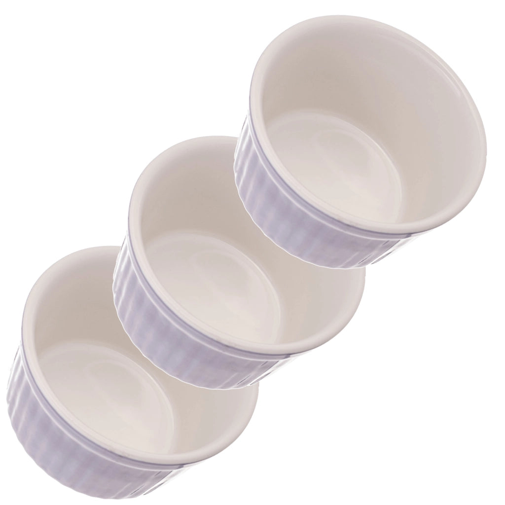 KADAX Set di 3 ciotole da forno per zuppiere, resistenti al forno, diametro 9 cm, capacità 150 ml.