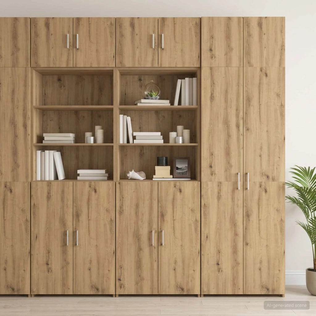 Armadio per la conservazione con ripiani Rovere Artigianale 3446668