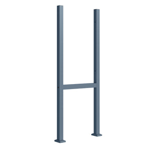 Toboli Supporto per cassetta della posta per pacchi Antracite Stand con 2 pali Base