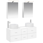 Set di mobili per il bagno 5 pcs Bianco 3407031