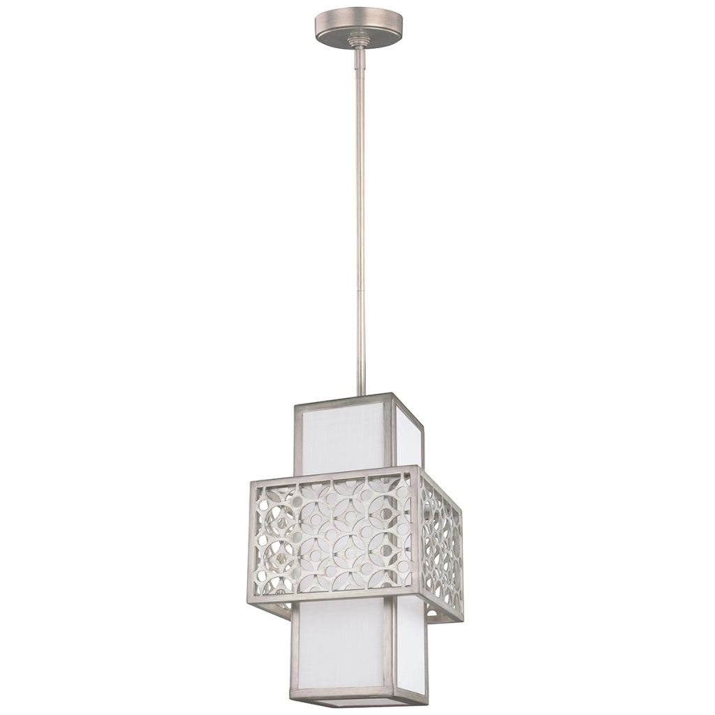 Lampada a sospensione Kenney argento caldo E27 Feiss