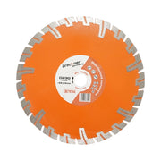 Disco diamantato turbo segmentato 230x22,23 mm, segmento 8 mm per BCA, mattoni, massetto, cemento armato Breckner Germany