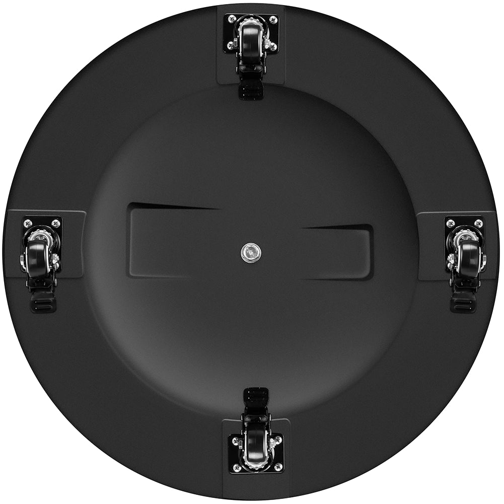 Base Ombrellone in Resina 25kg con 4 Ruote Supporto per Ombrelloni 38/48mm