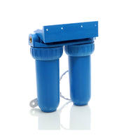 Naturewater Filtro dell'acqua a 2 livelli NW-BR10B2, con cartucce filtranti da 254 mm, attacco tubo 32,89 mm