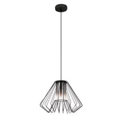 Lampada a sospensione industriale nera EMERENCIA E27 Rabalux
