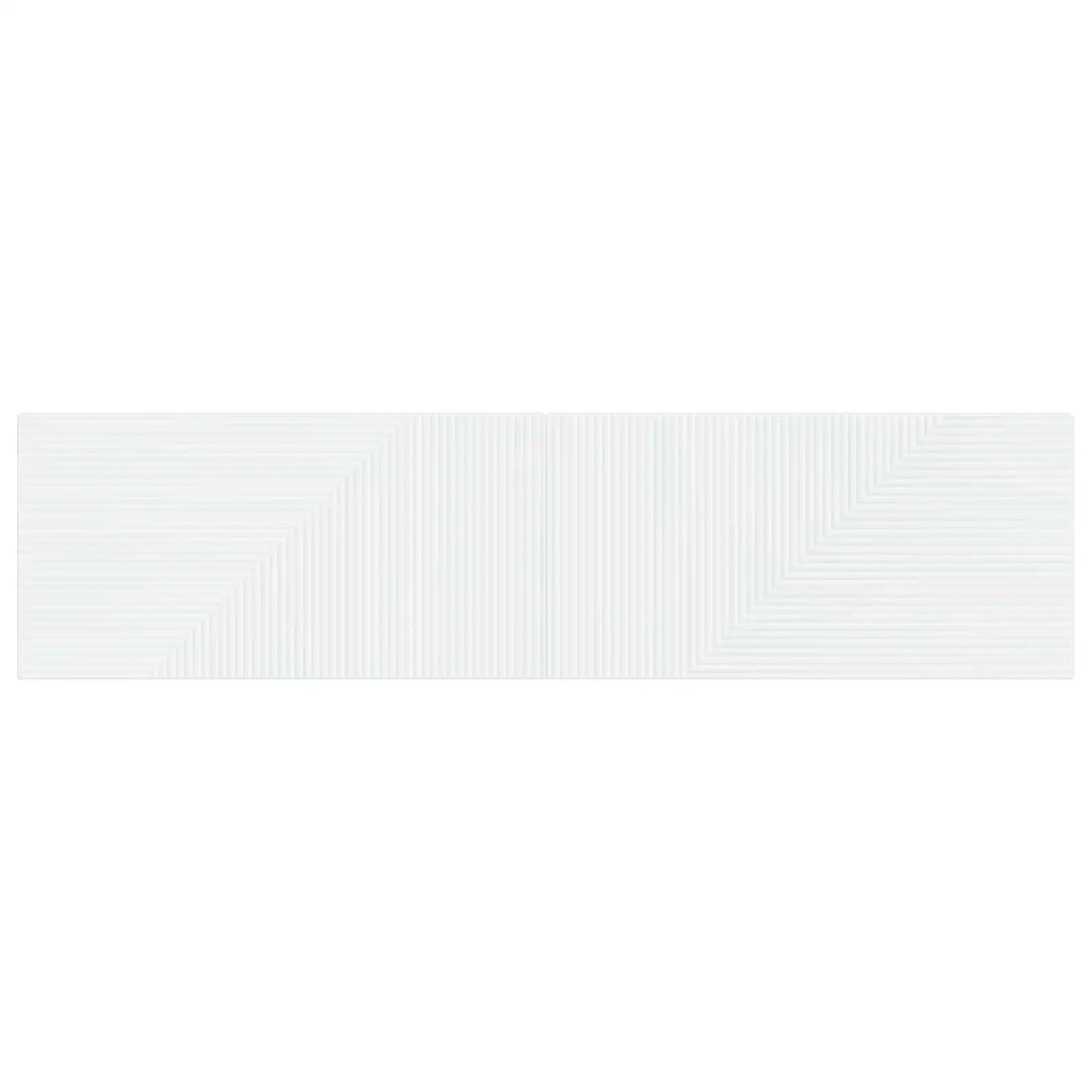 Testiera da Muro HAARLEM Bianco Legno ingegnerizzato 896925