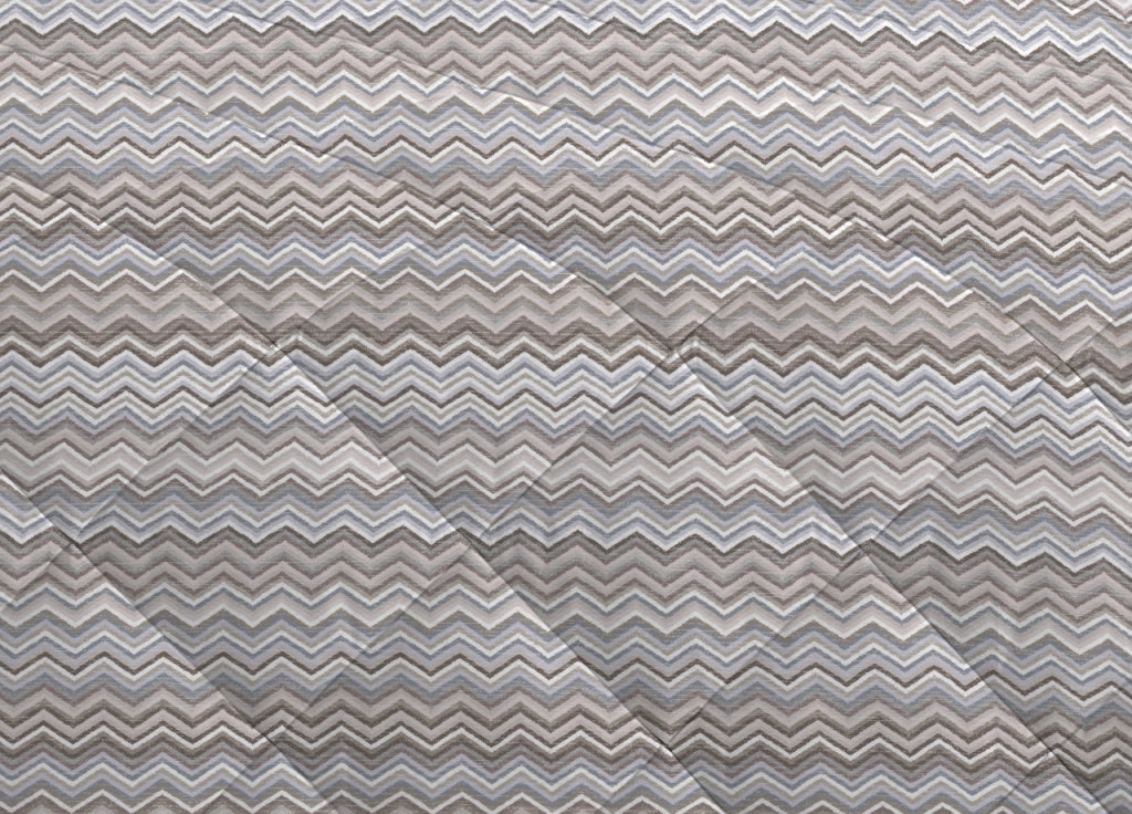 Trapuntino Piumino Estivo Primaverile 100gr/mq Leggero Disegno Baia - 1 Piazza E Mezza - Beige