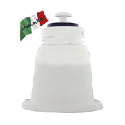KIT 4 SUPPORTO PAVIMENTO 100 REGOLABILE BIANCO vecamco antivibranti