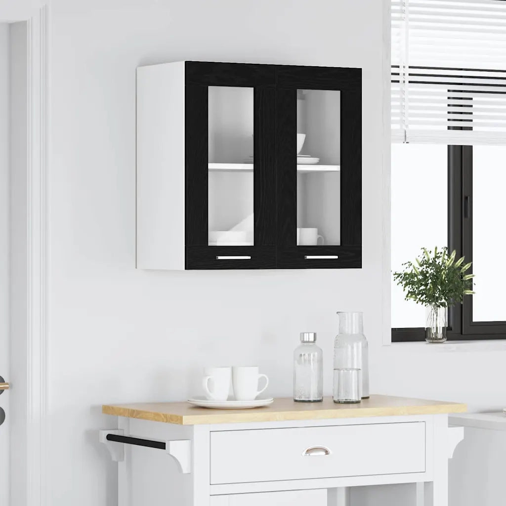Armadio pensile Rovere Nero 60 x 31 x 60 cm Legno multistrato 863152