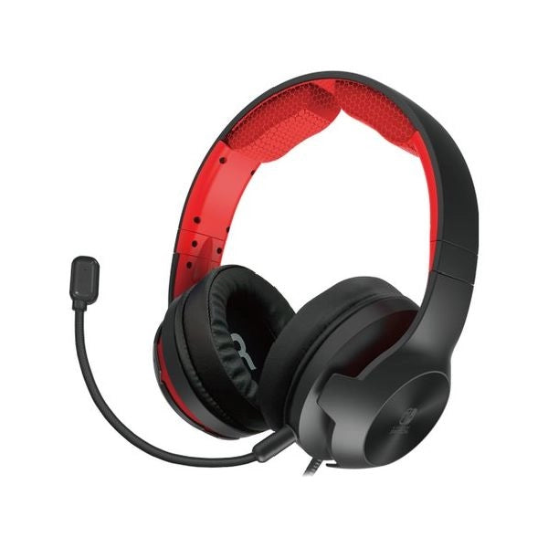 Cuffie gaming hori nsw-200u switch headset pro black e red - NSW 200U