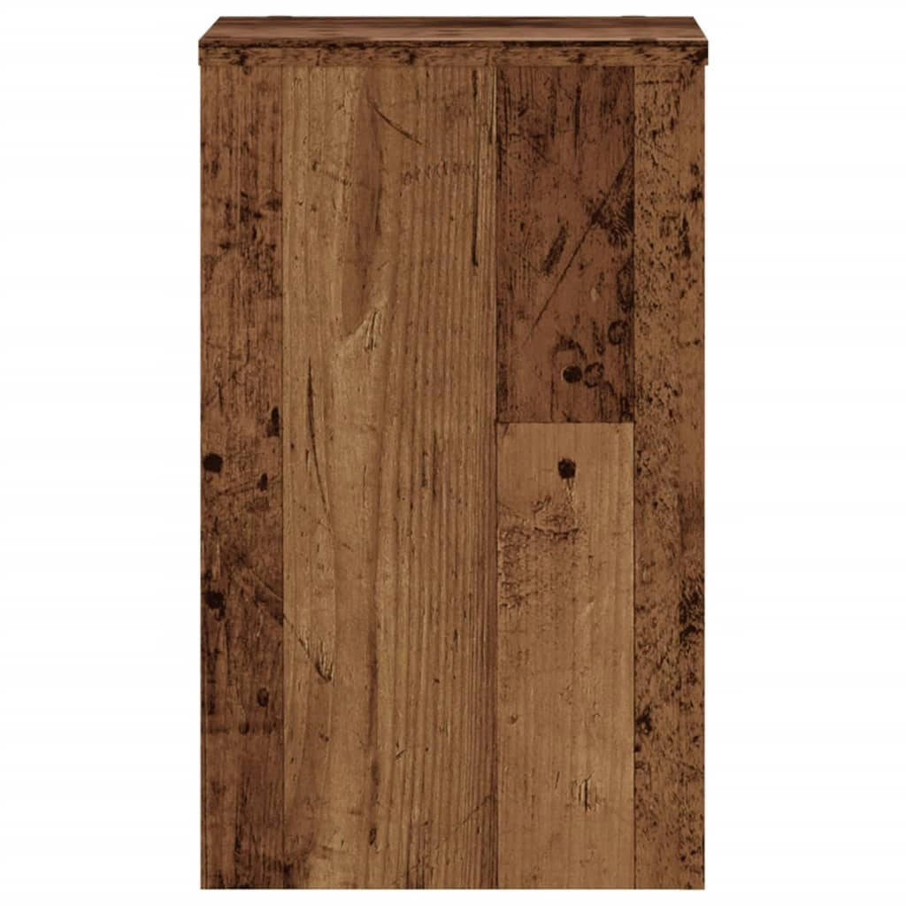 Portavasi mobili per fiori set da 2 legno di recupero legno ingegnerizzato marrone 02_0045370