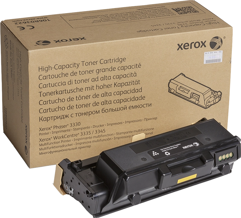 Xerox Cartuccia toner Nero a Alta capacità da 8500 Pagine per Phaser® 3330, WorkCentre® serie 3300 (106R03622)