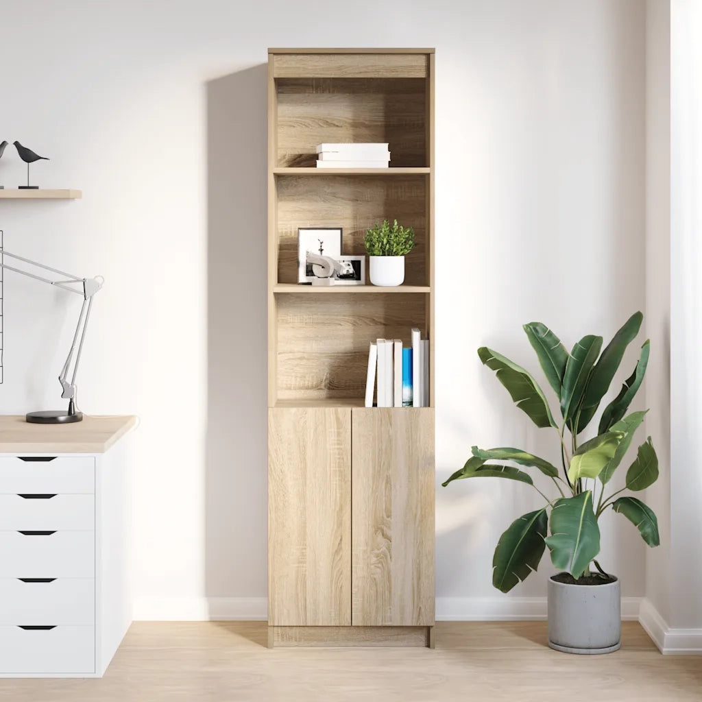 Credenza Rovere Sonoma 50x35x180 cm in Legno Multistrato 3328464