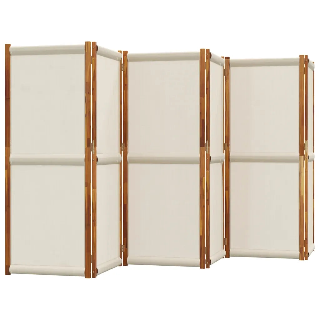 Divisorio Ambienti | Divider per stanze | Paravento a 6 Pannelli Grigio Chiaro 420x180 cm