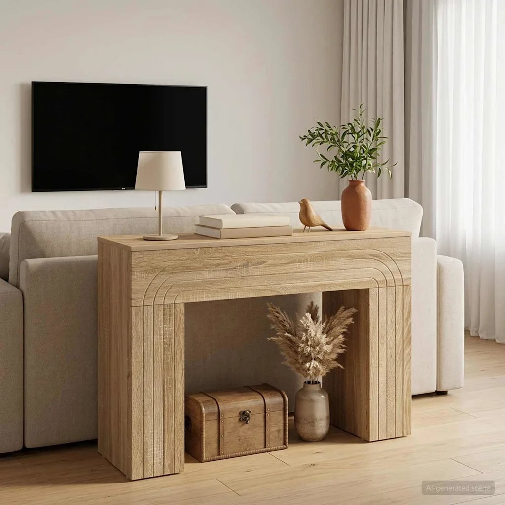 Tavolino da salotto Rovere Sonoma 102 x 35 x 75 cm 899929