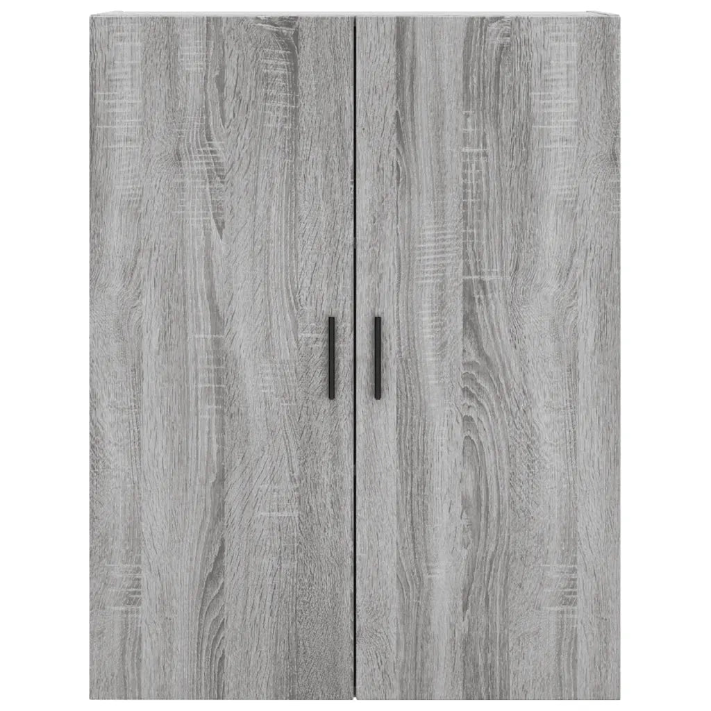 Credenza-Buffet-Armadio da cucina Grigio Sonoma 69,5x34x180 cm in Legno Multistrato 644254