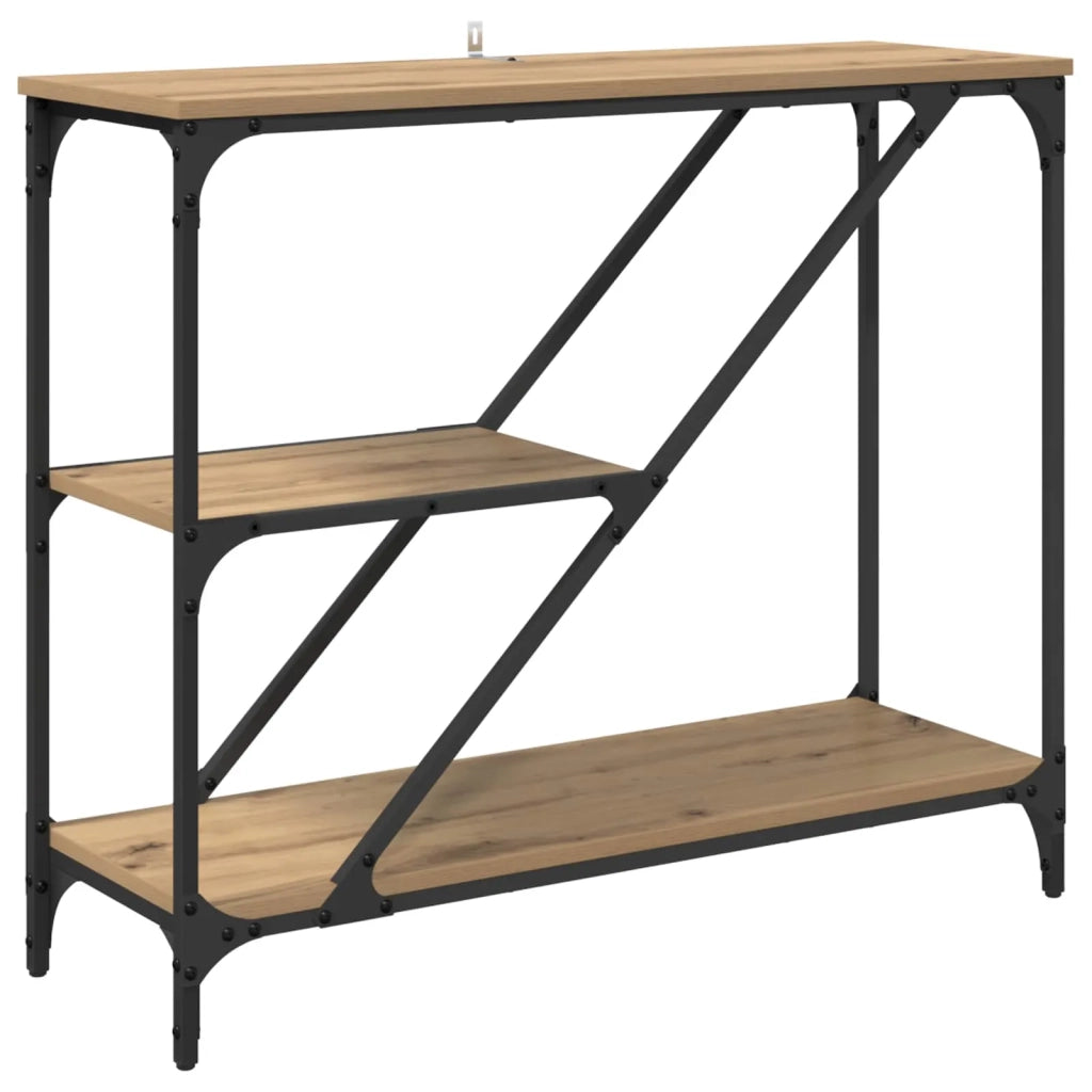 Tavolo consolle Rovere artigianale 88,5 x 30 x 75 cm