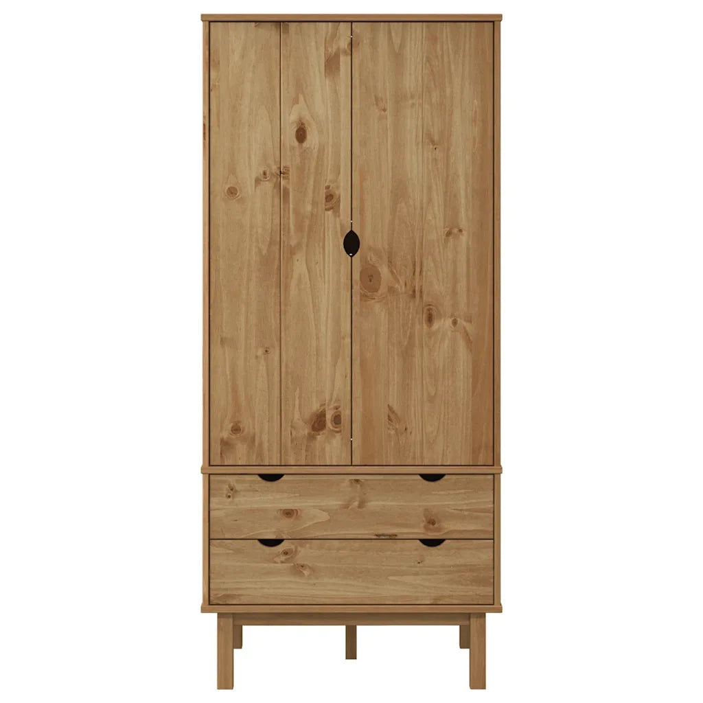 Armadio OTTA 76,5x53x172 cm in Legno Massello di Pino CFW4799610
