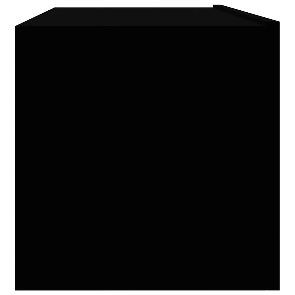 Mobile Porta TV Nero 100x30x30 cm in Legno Multistrato 801482