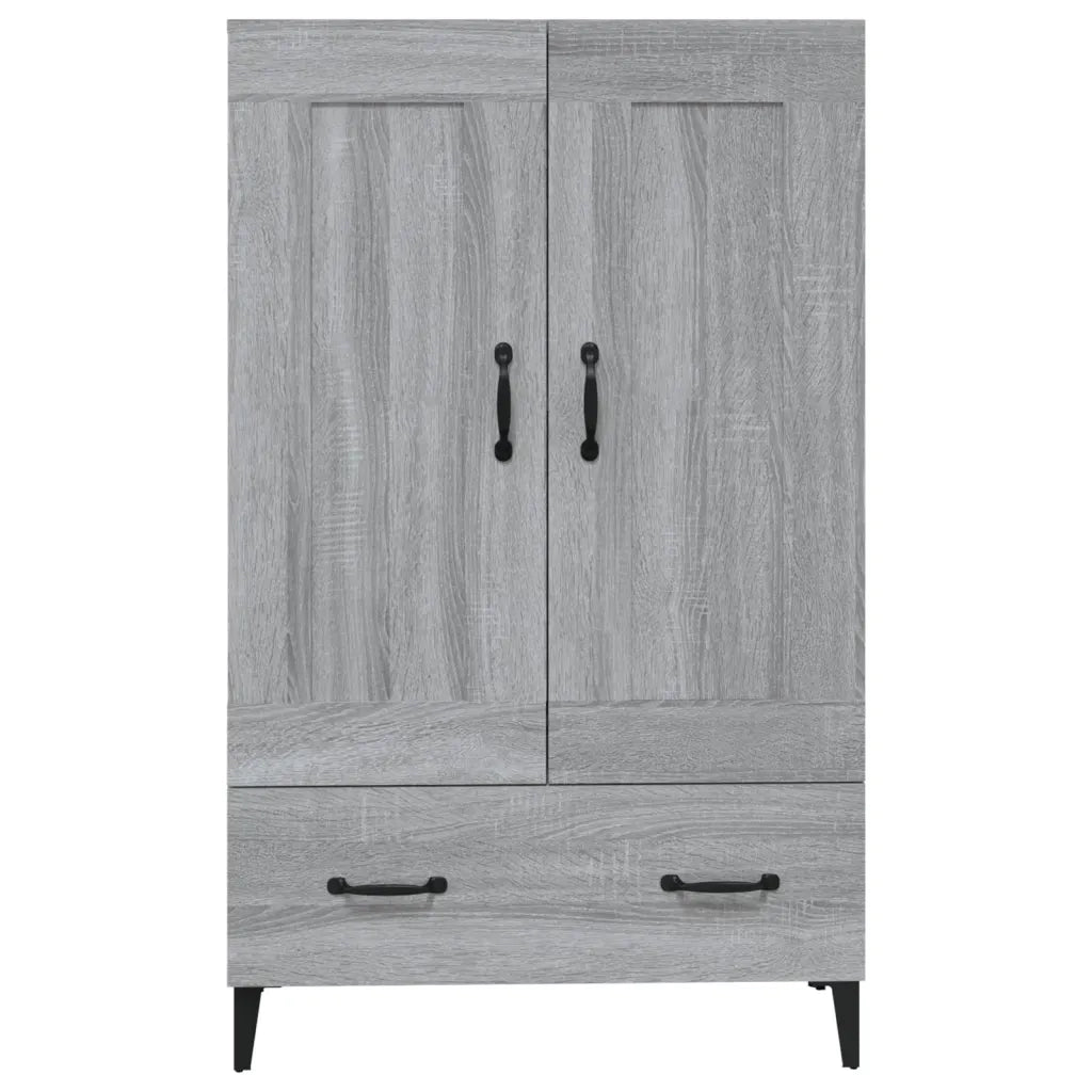 Credenza Grigio Sonoma 70x31x115 cm in Legno Multistrato cod mxl 26790