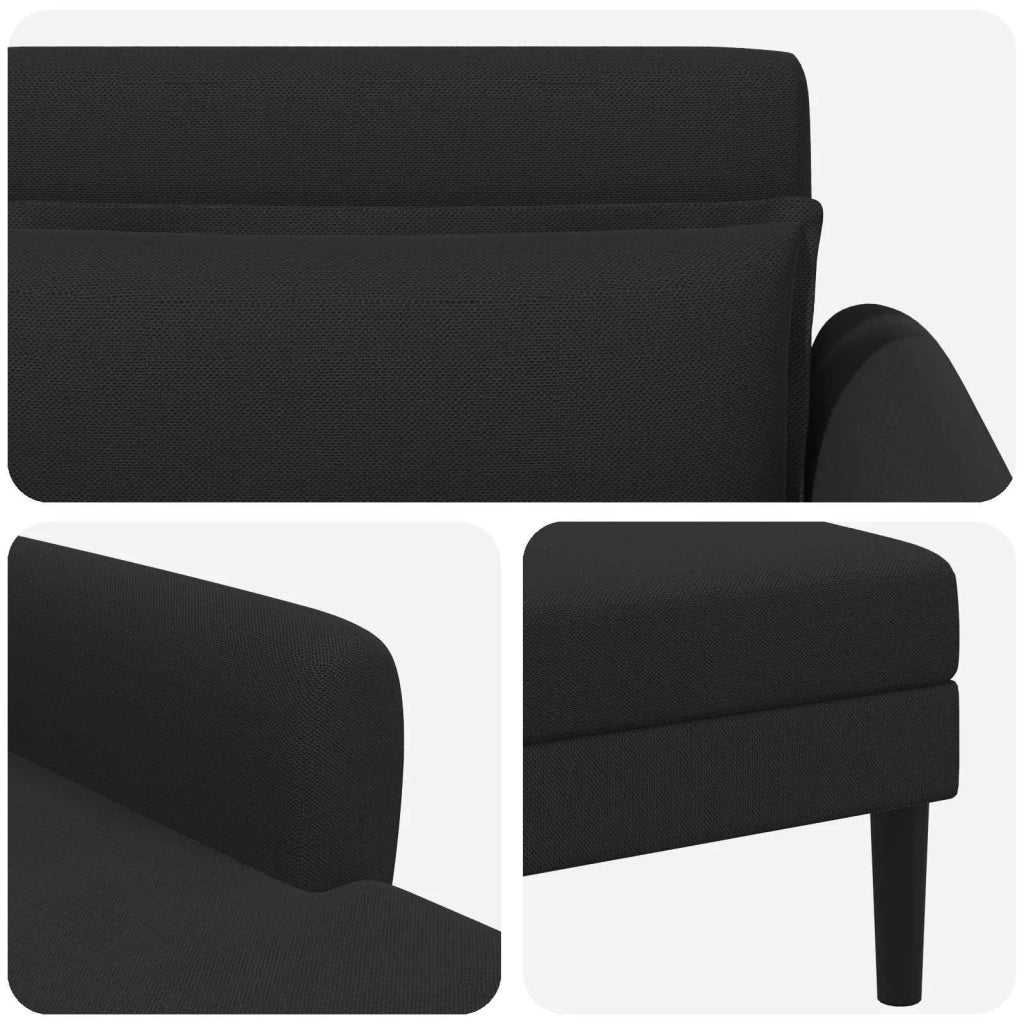 Chaise longue Nero Velluto granulato 42048108