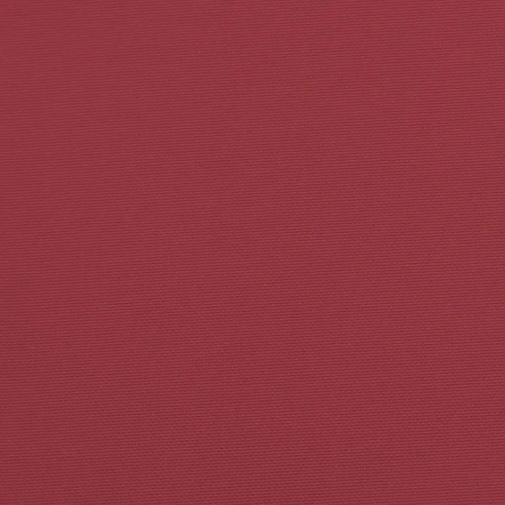 Cuscini per Pallet 2 pz Rosso Vino 50x50x7 cm Tessuto Oxford 361534